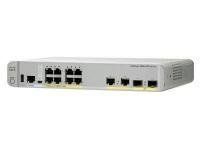 Cisco Catalyst WS-C3560CX-8PC-S - Коммутатор Layer3, 8 портов 10/100/1000 Gigabit Ethernet PoE+, аплинки: 2 x 1G SFP and 2 x 1G RJ-45, функционал программного обеспечения IP Base