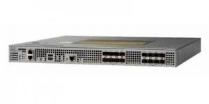 Cisco ASR1001-HX - Маршрутизатор, полоса пропускания 60Gbit, 8 портов 1000Base-Х (SFP), 8 портов 10G SFP+, интегрированные RP2, SIP и ESP, оперативная память 8GB, 2 блока питания AC