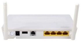 Абонентское устройство GPON ONT (Optical Network Terminal) поддерживает 1 порт GPON (SC/UPC). ONT имеет 4порта 10/100Base-T (RJ45), порт для телефонии, USB, WiFi 802