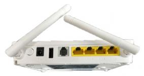 Абонентское устройство GPON ONT (Optical Network Terminal) поддерживает 1 порт GPON (SC/UPC). ONT имеет 1 порт 10/100/1000Base-T, 3порта 10/100Base-T (RJ45), порт для телефонии, USB, WiFi 802