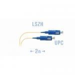 Шнур монтажный SС/UPC -SС/UPC представляет собой отрезок оптического волокна в буферном покрытии 0,9 мм и длиной 2 метра, оконцованный с двух сторон коннекторами SС, тип полировки - UPC (Ultra Physical Contact)