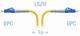 SNR-PC-LC/UPC-1m - Патч-корд оптический прямой LC/UPC - LC/UPC, SM, Simplex, 1 метр (01810)
