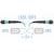 SNR-PC-MPO/UPC-MPO/UPC-FF-MM-24F-2m - Оптический патч-корд MPO/UPC - MPO/UPС, FF (Female / Female), кроссовый, MM, 24 волокна диаметром 50/125 (OM3), 2 метра