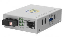 Медиаконвертер SNR-CVT-100A и SNR-CVT-100B осуществляют преобразование интерфейсов «витая пара - одномодовый оптический кабель по одному волокну» для сетей Ethernet 10/100BASE-TX и 100BASE-FX