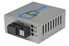 Медиаконвертер SNR-CVT-100A-mini и SNR-CVT-100B-mini осуществляют преобразование интерфейсов «витая пара - одномодовый оптический кабель по одному волокну» для сетей Ethernet 10/100BASE-TX и 100BASE-FX