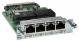 Cisco VWIC3-4MFT-T1/E1 - Модуль, 4 порта T1/E1 Multiflex Trunk, для маршрутизаторов 1900, 2900 и 3900 серий.