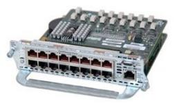 Модуль для маршрутизаторов Cisco 2600, 3600, 2800, 3700, 3800 c 16 портами 10/100BaseTX (Power of Ethernet), 1 порт 1000BaseTX. Поддержка PoE возможна