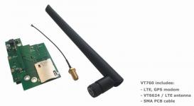 4G LTE, GPS-модем для блоков мониторинга (VT900, VT900 DC, VT960, VT960 DC).Позволяет получать и отправлять сообщения.В комплект входит одна антенна LTE