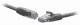 SNR-FU4-5E-005-PST-GY - Коммутационный шнур F/UTP 4-х парный, cat.5e, 0.5м, PVC, медь, серый
