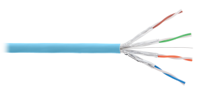 NIKOMAX NKL 4455C-IB - 500м, кабель витая пара NIKOLAN U/FTP 4 пары, Кат.6a (Класс Eа), тест по ISO/IEC, 500МГц, одножильный, BC (чистая медь), 23AWG (0,56мм), внутренний, LSZH нг(А)-HFLTx, голубой купить в Казани 	Описание:	Широкий модельный ряд кабелей NIKOLAN 4-й серии позволит решить большинство задач, связан