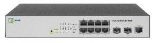SNR-S2200G-8T-POE - Управляемый Web Smart POE коммутатор уровня 2, 8*10/100/1000BaseT, 2*100/1000BaseX (SFP)