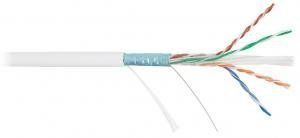 NIKOMAX NKL 4240C-WT - 305м, кабель витая пара F/UTP 4 пары, Кат.6 (Класс E), тест по ISO/IEC, 250МГц, одножильный, BC (чистая медь), 23AWG (0.57мм), внутренний, LSZH нг(А)-HFLTx, белый
