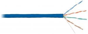 NIKOMAX NKL 4100C-BL - 305м, кабель витая пара NIKOLAN U/UTP 4 пары, Кат.5e (Класс D), тест по ISO/IEC, 100МГц, одножильный 24AWG (0.50мм), BC (чистая медь), внутренний, LSZH нг(А)-HFLTx, синий купить в Казани 	Описание:	Широкий модельный ряд кабелей NIKOLAN 4-й серии позволит решить большинство задач, связан