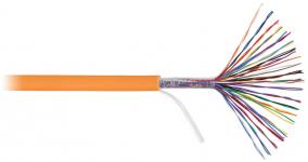 NIKOMAX NKL 5115C-OR - 500м, кабель витая пара NIKOLAN U/UTP 25 пар, Кат.5 (Класс D), 100МГц, одножильный, BC (чистая медь), 24AWG (0.50мм),  внутренний/внешний, LSZH -40C нг(А)-HFLTx,  оранжевый