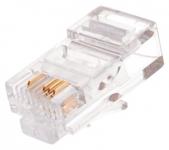 Описание Разъемы (коннекторы) RJ45/8P4C предназначены для оконцевания одножильных и многожильных (патч-кордовых) кабелей при производстве коммутационных шнуров (патч-кордов), а также в ряде случаев при прокладке стационарных кабелей связи, для подключения камер видеонаблюдения и т