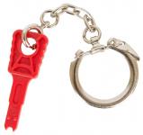 Ключ для коммутационных шнуров с замком, красный