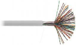 NETLAN EC-UU050-5-PVC-GY-3 - 305м, кабель витая пара U/UTP 50 пар, Кат.5 (Класс D), 100МГц, одножильный, BC (чистая медь), внутренний, PVC нг(B), серый