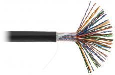 NETLAN EC-UU050-5-PE-BK-3 - 305м, кабель витая пара U/UTP 50 пар, Кат.5 (Класс D), 100МГц, одножильный, BC (чистая медь), внешний, PE до -40C, черный