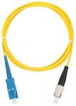 NIKOMAX NMF-PC1S2C2-SCU-FCU-001 - 1м, шнур волоконно-оптический, переходной, одномодовый 9/125мкм, стандарта OS2, SC/UPC-FC/UPC, одинарный, LSZH нг(A)-HFLTx, 2мм, желтый купить в Казани 	Описание:	Оптические переходные шнуры представляют собой отрезок оптического кабеля, оконцованного