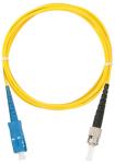 NIKOMAX NMF-PC1S2C2-SCU-STU-001 - 1м, шнур волоконно-оптический, переходной, одномодовый 9/125мкм, стандарта OS2, SC/UPC-ST/UPC, одинарный, LSZH нг(A)-HFLTx, 2мм, желтый купить в Казани 	Описание:	Оптические переходные шнуры представляют собой отрезок оптического кабеля, оконцованного