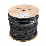 ATcom Premium AT0888 - 305м, кабель витая пара U/UTP 4 пары, Кат.6, 250МГц, одножильный, BC (чистая медь), 24AWG (0.51мм),  внешний, PVC+PE, до -60С, черный