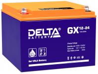 Delta GX 12-24 - Аккумуляторная батарея, AGM+GEL, 24Ач, 12В