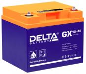 Delta GX 12-40 - Аккумуляторная батарея, AGM+GEL, 40Ач, 12В