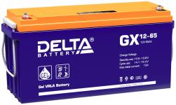 Delta GX 12-65 - Аккумуляторная батарея, AGM+GEL, 65Ач, 12В