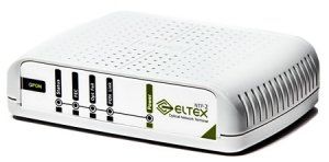 Eltex ONT NTP-2 - абонентский терминал, 1 порт PON(SC), 2 порта LAN 10/100/1000 Base-T