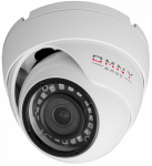 OMNY BASE miniDome5E-U - IP камера миникупольная 5Мп (2592x1944) 15к/с, 2.8мм, F1.8, 802.3af A/B, 12±1В DC, ИК до 25м, встр. микр, DWDR, USB2.0