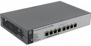 HP 1820-8G-PoE+ (J9982A) -  Управляемый коммутатор Layer2, 8 портов 10/100/1000Base-T, 4 порта PoE+ стандарта IEEE 802.3at
