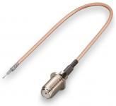 Пигтейл (кабельная сборка) F-female-null (кабель RG316) купить в Казани 	Характеристики:															Габариты (длина ), мм