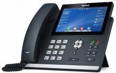 Yealink SIP-T48U - IP-телефон, цветной сенсорный экран, 2 порта USB, 16 аккаунтов, BLF,  PoE, GigE, без БП купить в Казани 	Yealink SIP-T48U — корпоративный телефон нового поколения, отличающийся ультра-элегантным бизнес-ди