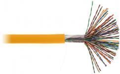 NETLAN EC-UU050-5-LSZH-OR-3 - 305м, кабель витая пара U/UTP 50 пар, Кат.5 (Класс D), 100МГц, одножильный, BC (чистая медь), внутренний, LSZH нг(B)-HF, оранжевый