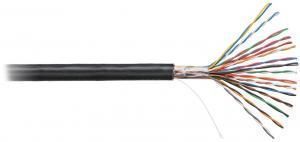 NETLAN EC-UU016-5-PE-BK-3 - 305м, кабель витая пара U/UTP 16 пар, Кат.5 (Класс D), 100МГц, одножильный, BC (чистая медь), внешний, PE до -40C, черный
