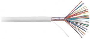 NETLAN EC-UU025-3-PVC-GY-3 - 305м, кабель витая пара U/UTP 25 пар, Кат.3 (Класс C), 16МГц, одножильный, BC (чистая медь), внутренний, PVC нг(B), серый