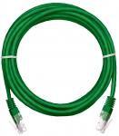 NETLAN EC-PC4UD55B-BC-PVC-050-GN-10 - 5м, уп-ка 10шт., коммутационный шнур U/UTP 4 пары, Кат.5е (Класс D), 100МГц, 2хRJ45/8P8C, T568B, заливной, многожильный, BC (чистая медь), PVC нг(B), зеленый